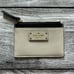 Kate Spade Adi Grove Street leather card holder in black/cream