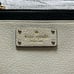Kate Spade Adi Grove Street leather card holder in black/cream