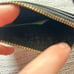 Kate Spade Adi Grove Street leather card holder in black/cream