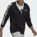 adidas Men Essentials Fleece 3-Stripes Full-Zip Track/jacket Hoodie Multi sport