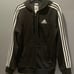 adidas Men Essentials Fleece 3-Stripes Full-Zip Track/jacket Hoodie Multi sport