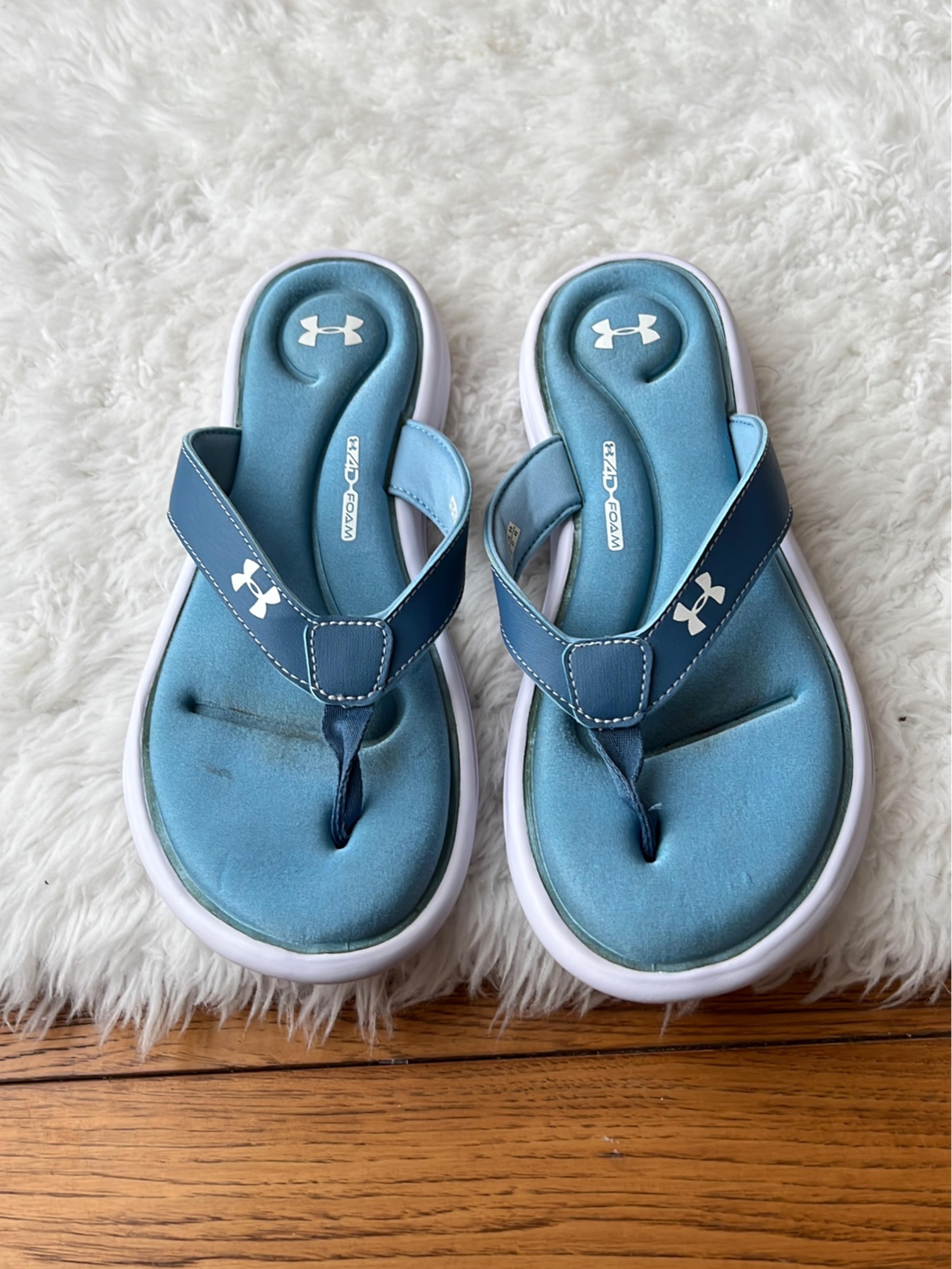 Under armour flip flops memory foam women's Clearance