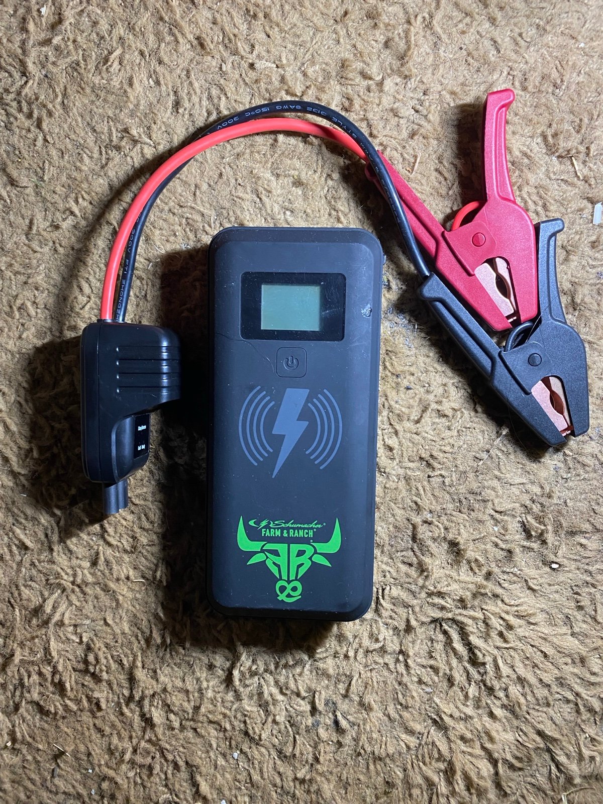 Schumacher Farm & Ranch portable power pack and lithium-ion jump starter. New