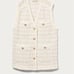 Tweed Knit Vest - UNITED ARROWS, Brand New, Unused