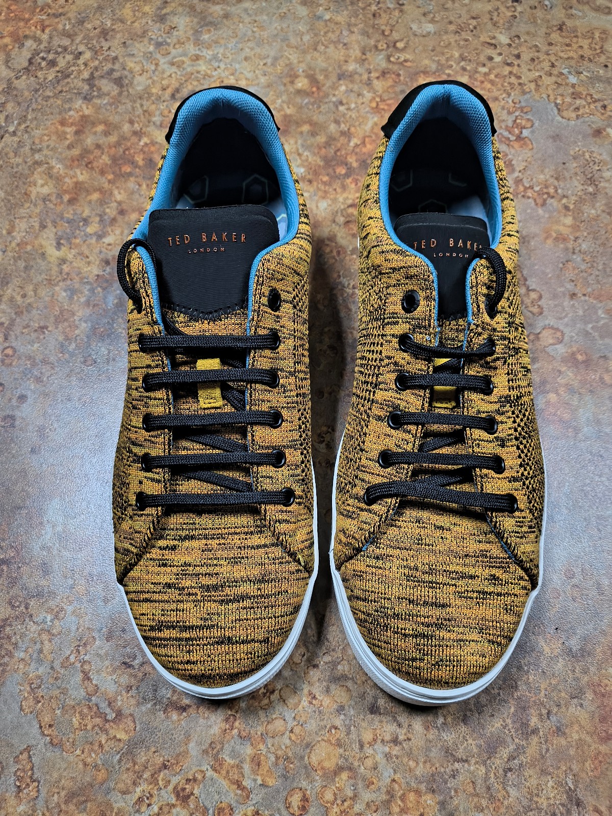 Ted Baker London Men's US 12 Chinat Knit Low Top Fashion Sneaker Lace-Up New