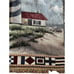 Vintage Mohawk Home Sandy Dunes Beach Nautical Tapestry Fringe Throw 50x60