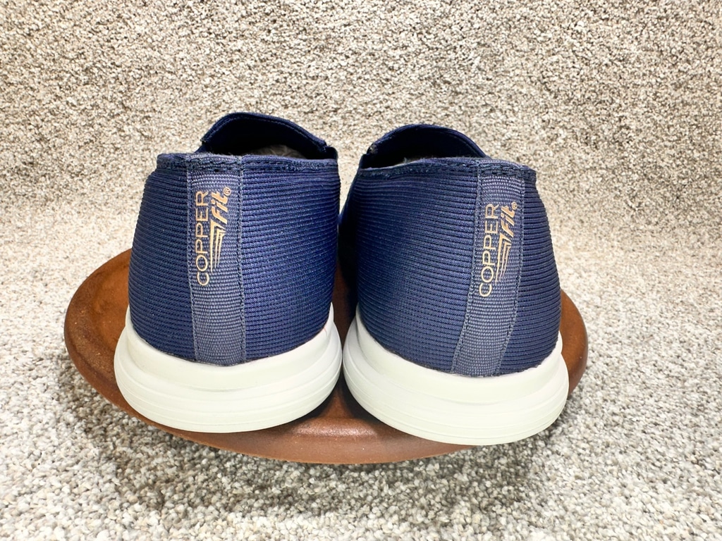 Men's Copper Fit Relax Slip On Shoes Size 11.5 Navy