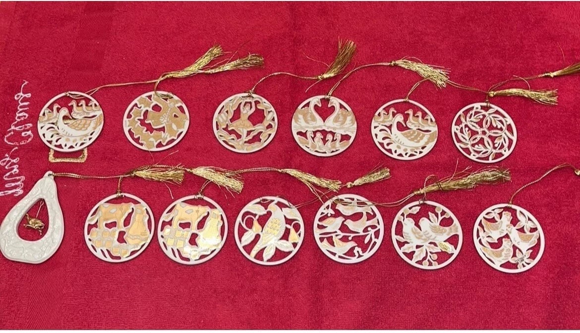Vintage Lenox ornaments