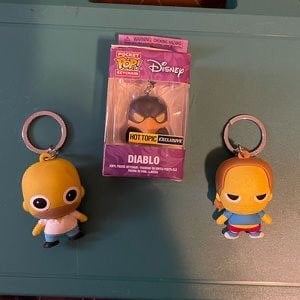 Funko Pop Key Chains set of (3) 3586