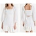 Veronica Beard White Denise Mini Dress Size S Graduation Sorority Romantic 398