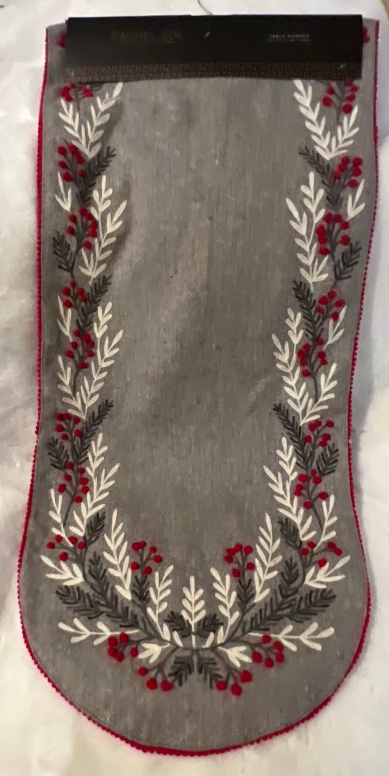Wintry warm accent Table Runner