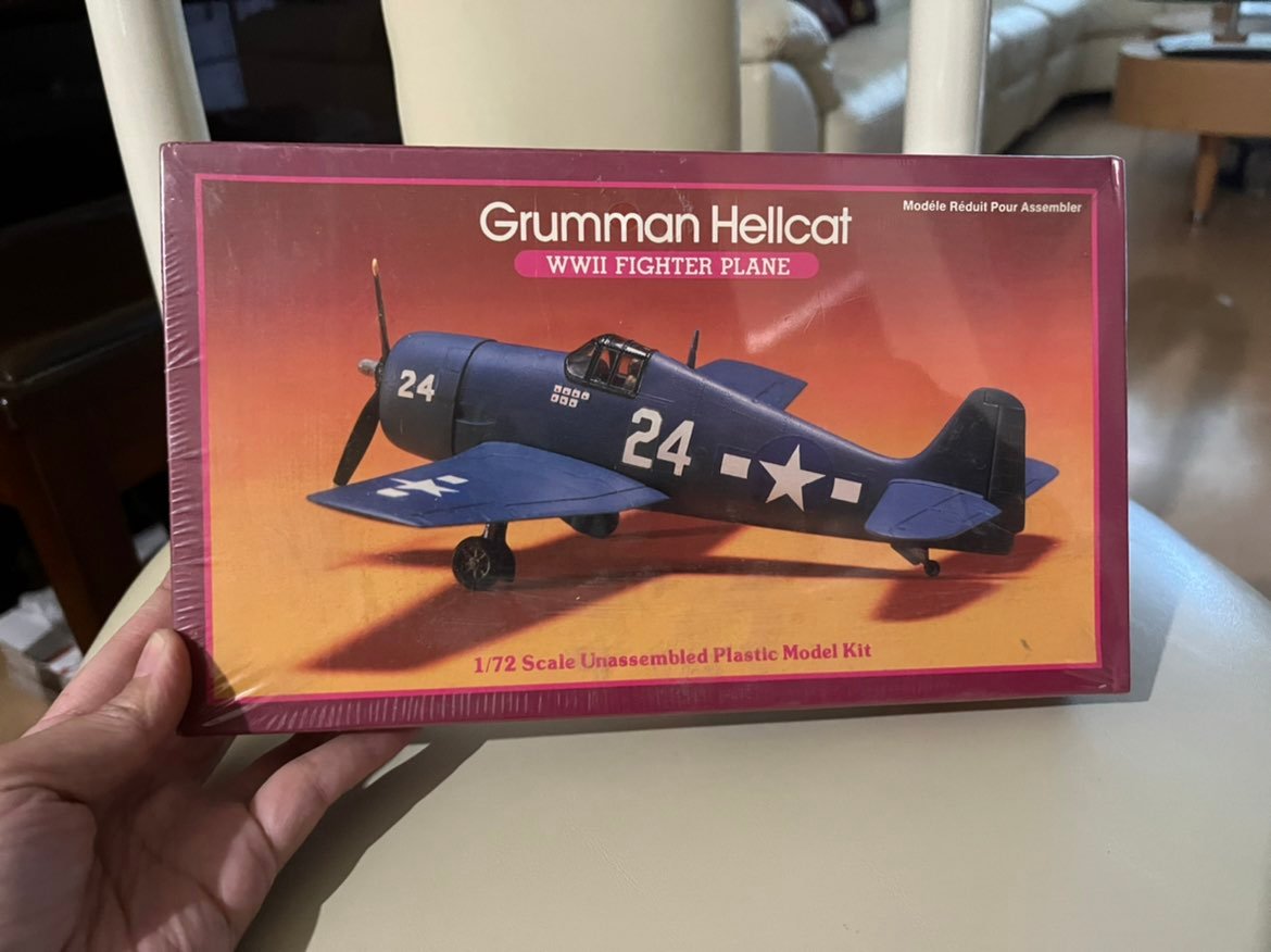 Lindberg 1/72 Grumman Hellcat 1986