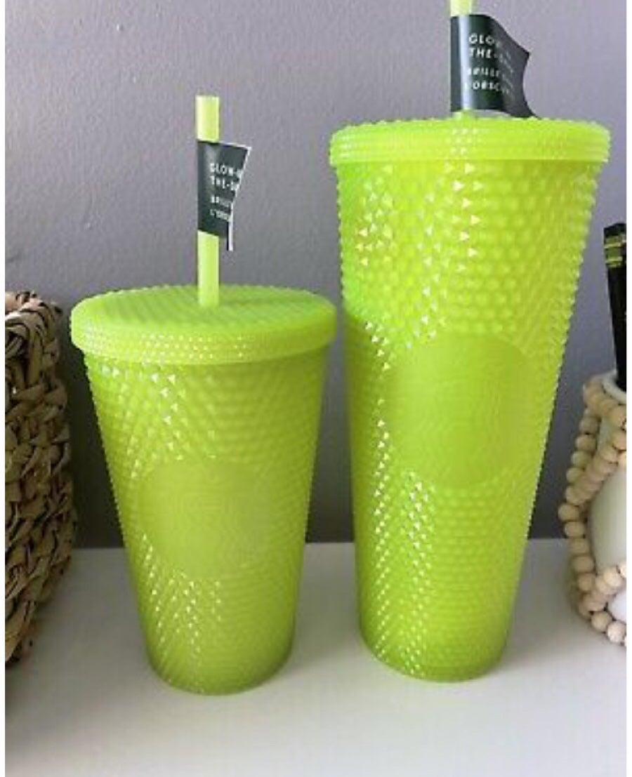 Starbucks glow in the dark set of 2