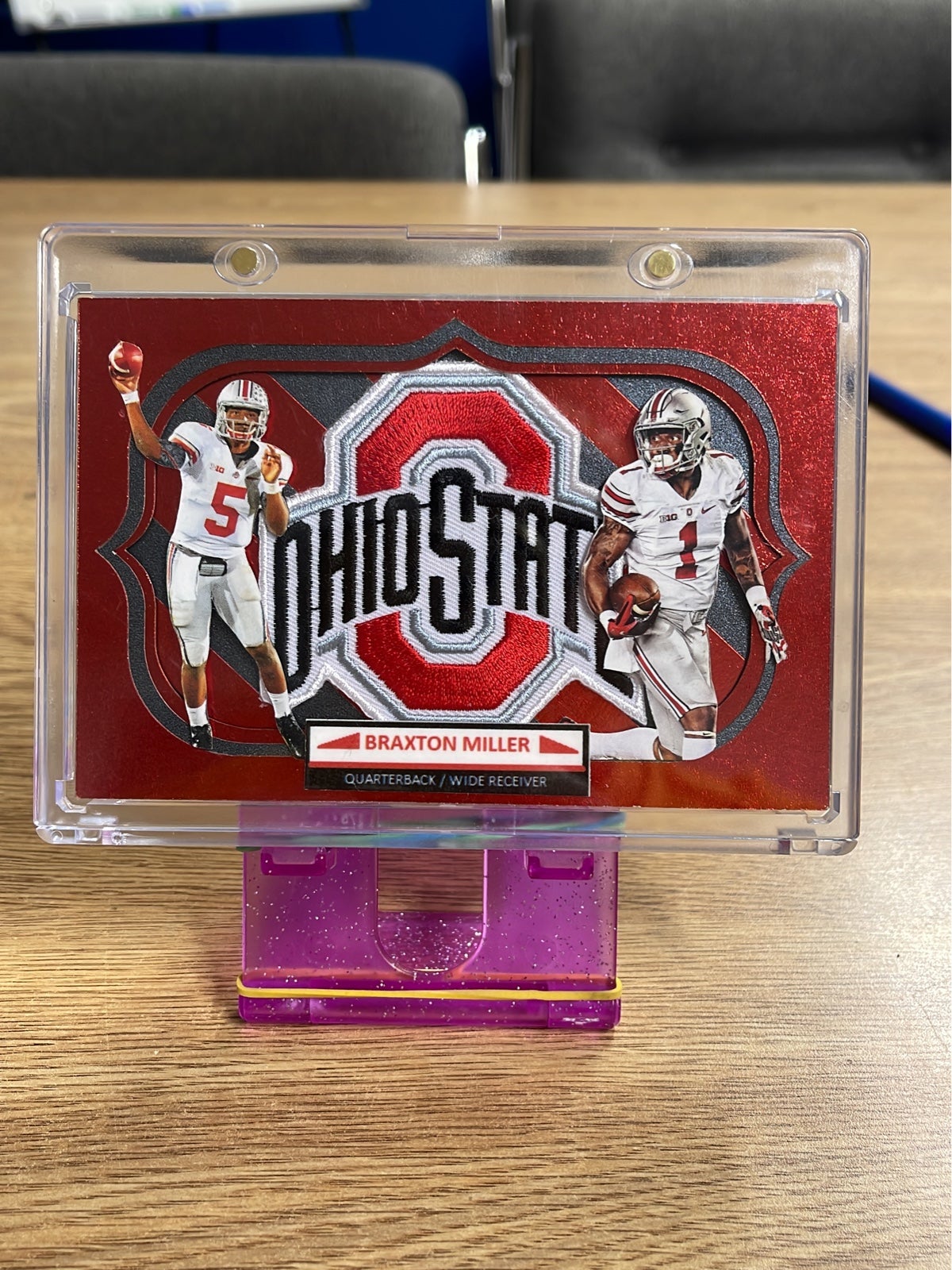 Braxton Miller- Card Art by Horns Cards, 1/1