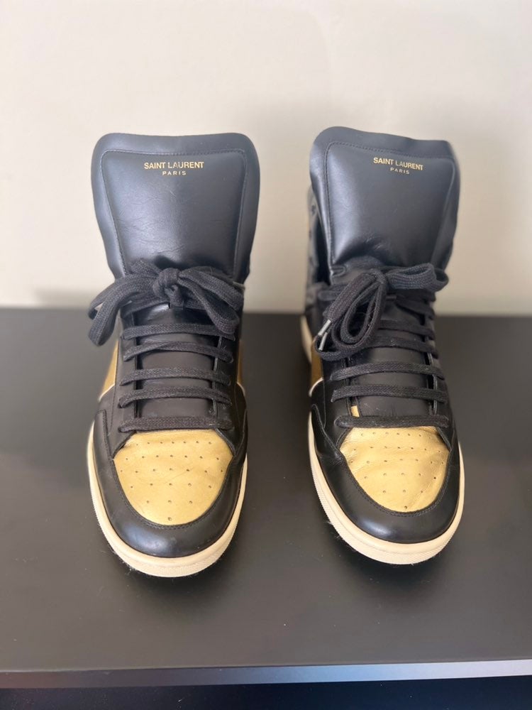 Saint Laurent High Top Fashion Sneakers for Men | Mercari