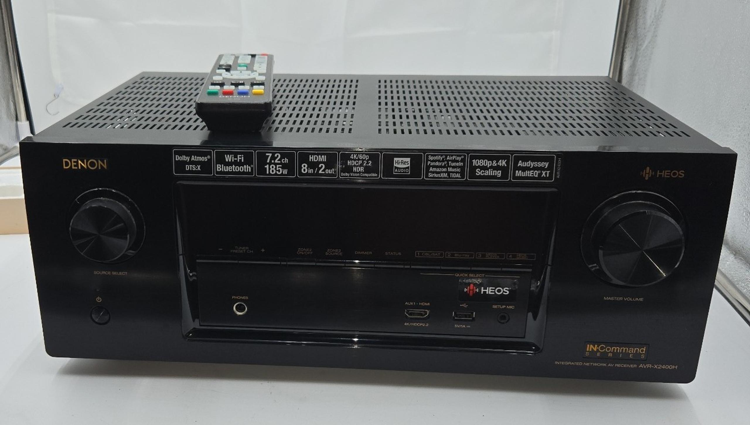 Denon AVR-X2600H 7.2-Channel 4K Ultra HD AV Receiver READ Description Tested