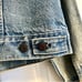 VTG Levis 70505 0217 Denim Trucker Jean Jacket Mens XL Red Tab Distressed
