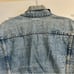 VTG Levis 70505 0217 Denim Trucker Jean Jacket Mens XL Red Tab Distressed