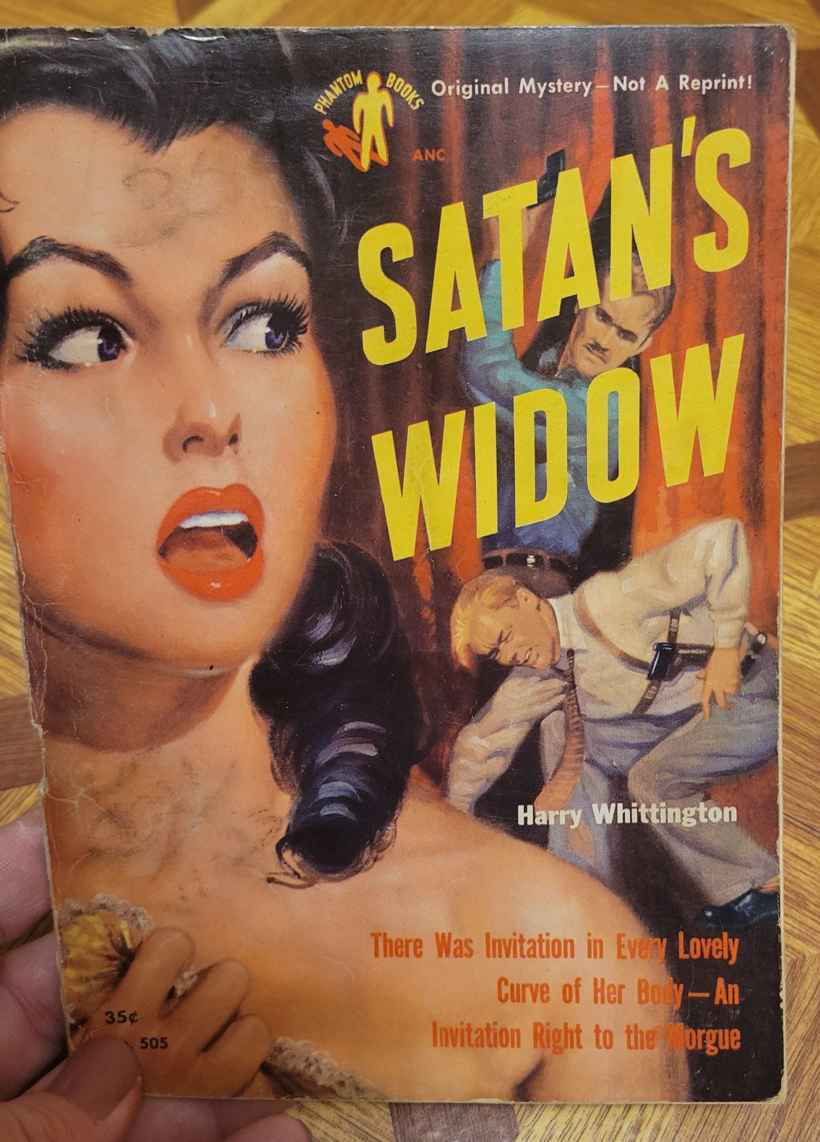 Satan's Widow - Harry Whittington - 1951 - Phantom Books -Hard-boiled Mystery PB