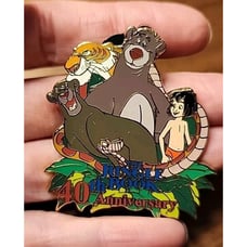 Disney The Jungle Book 40th Anniversary Pin 2007 LE 250 Kaa Baloo Shera Khan
