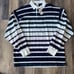NEW Vintage Men’s Arrow River Bend Striped Rugby Shirt Polo Large 90’s