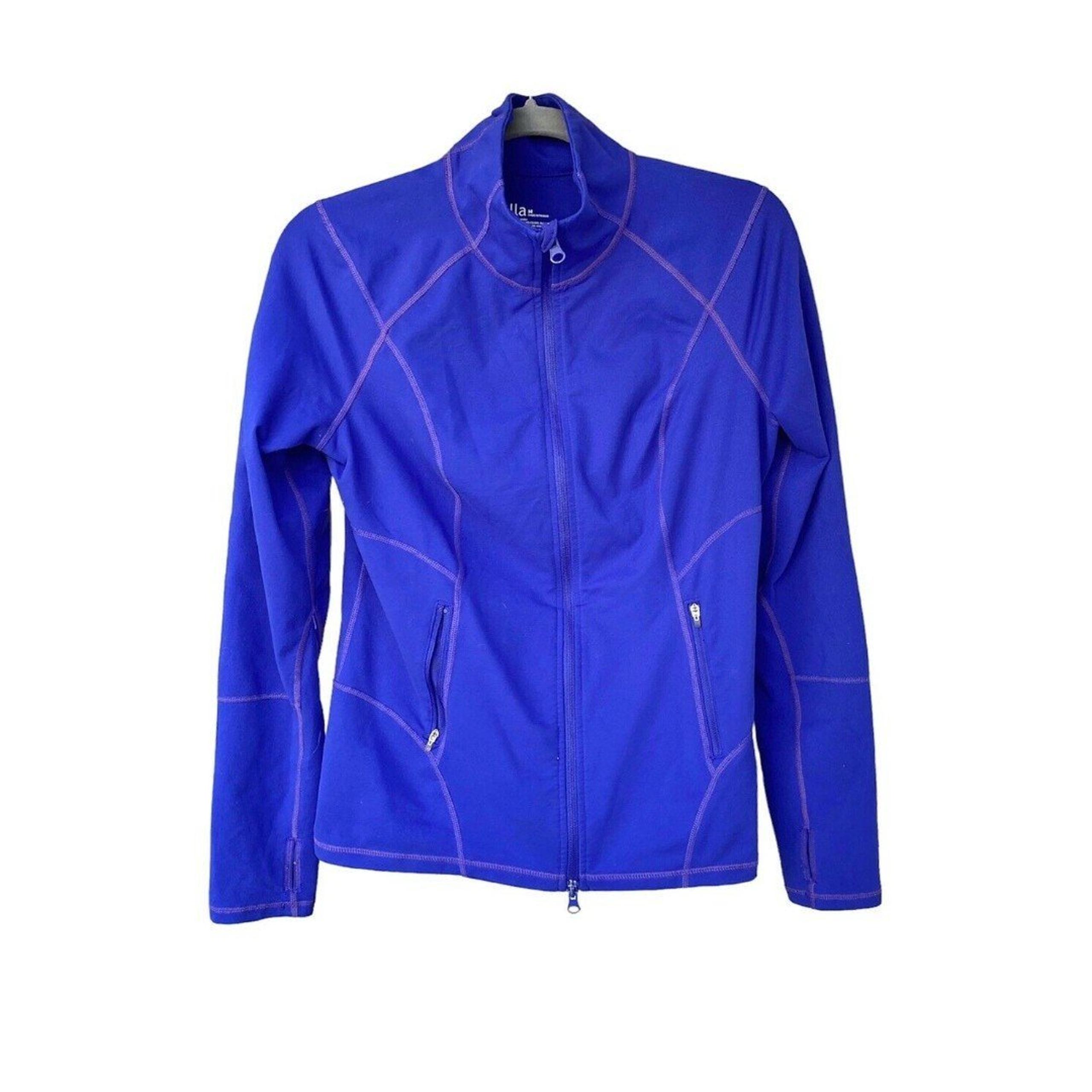 Medium Zella half zip Womens sweatshirt blue workout yoga athletic Jacket
