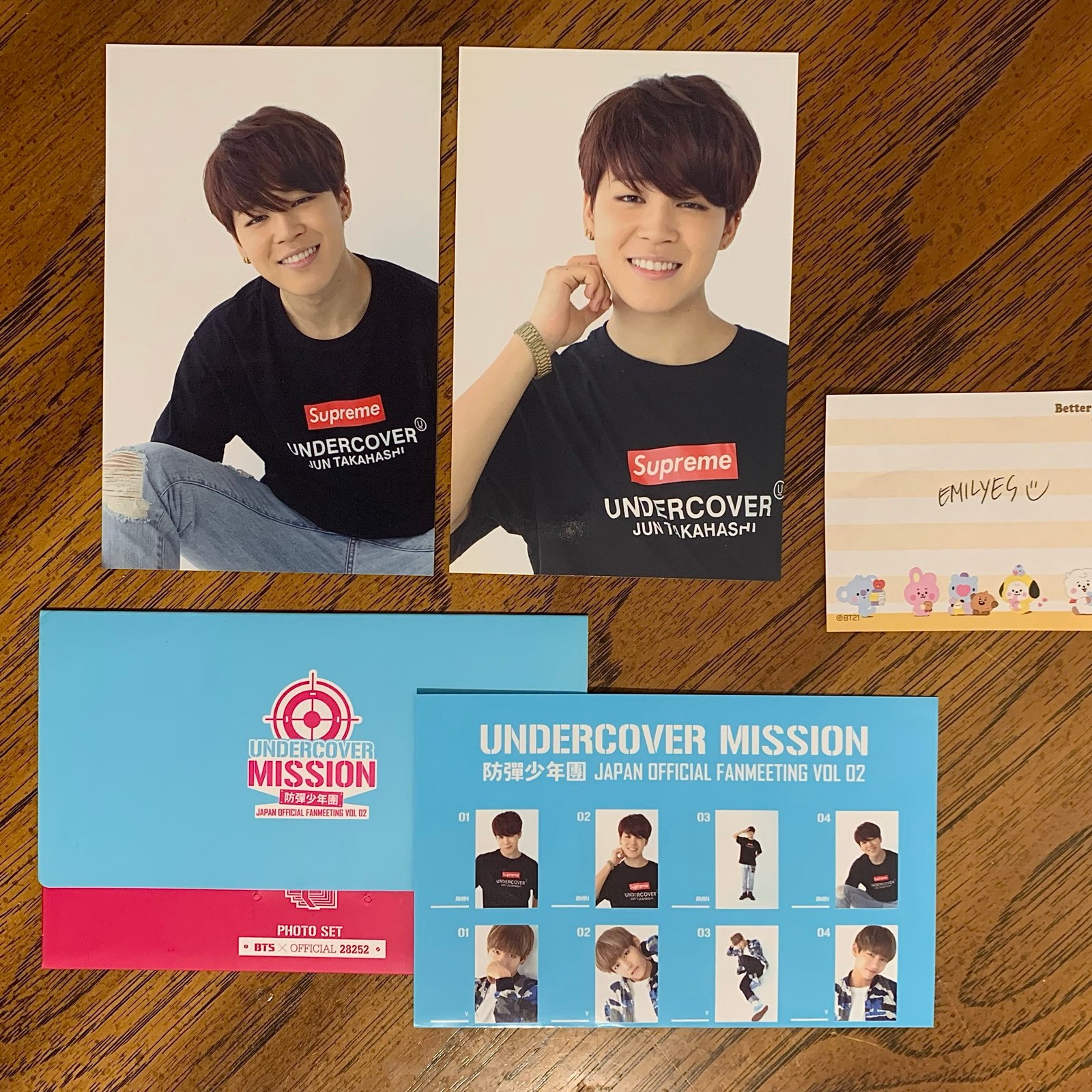 BTS Jimin Undercover Mission Postcard #2 #4 Set | Mercari
