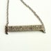 AAT Vintage Dyadema Italian Sterling 925 Silver Necklace adjustable 16-18”