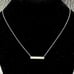AAT Vintage Dyadema Italian Sterling 925 Silver Necklace adjustable 16-18”