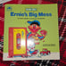 SESAME STREET Ernie's Big Mess Read Along Book & Cassette Tape [1983]