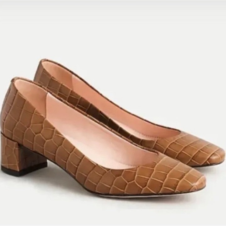 New J. crew Kate block heel pump