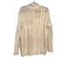 Athleta Bedford Cable Knit Cashmere Wool Blend Turtleneck Cream Sweater SMALL
