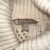 Athleta Bedford Cable Knit Cashmere Wool Blend Turtleneck Cream Sweater SMALL