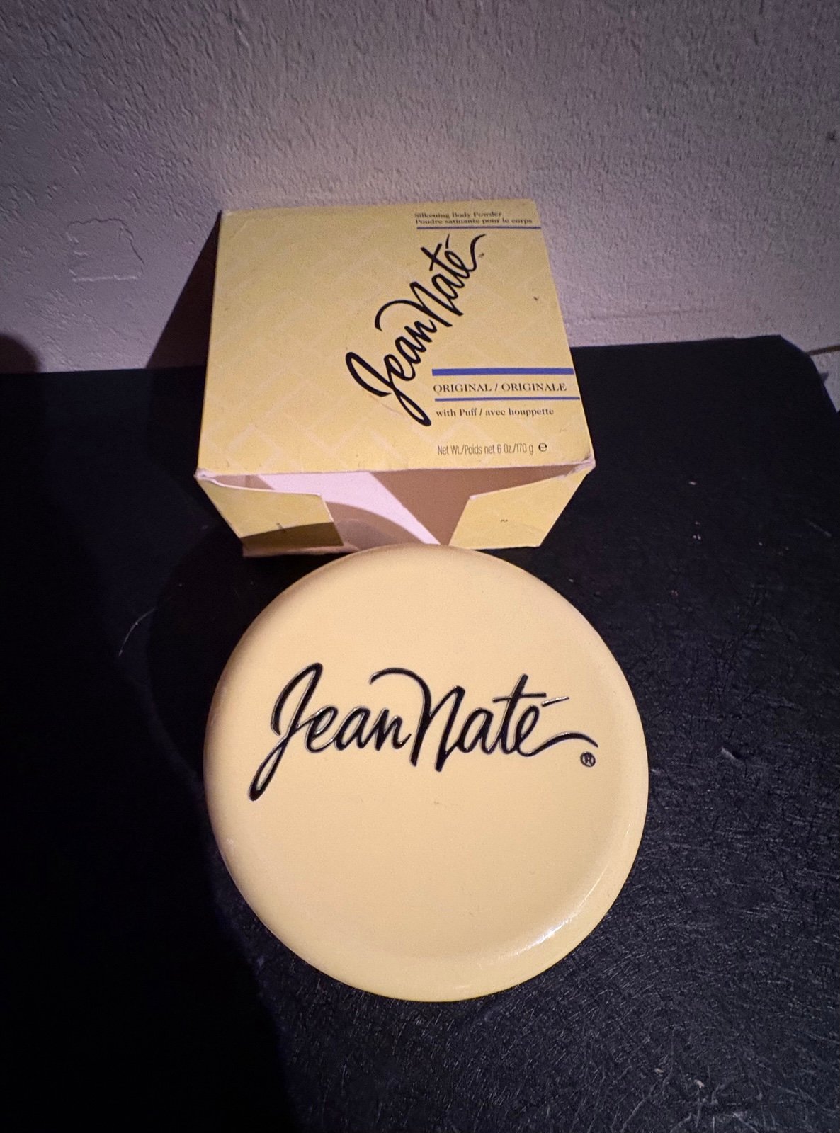 Vintage Jean Nate Body Silkening Powder 6oz (bin6)