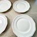 G53~ Set of 5 Rosenthal All White Classic Rose Collection Salad Plates 7 5/8