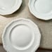 G53~ Set of 5 Rosenthal All White Classic Rose Collection Salad Plates 7 5/8