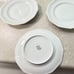 G53~ Set of 5 Rosenthal All White Classic Rose Collection Salad Plates 7 5/8