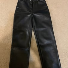 Aritzia wilfred leather pants