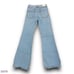 1079 Express 70s Flare Jeans 00 (26x32.5) High Rise Stretch Light Wash