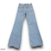 1079 Express 70s Flare Jeans 00 (26x32.5) High Rise Stretch Light Wash