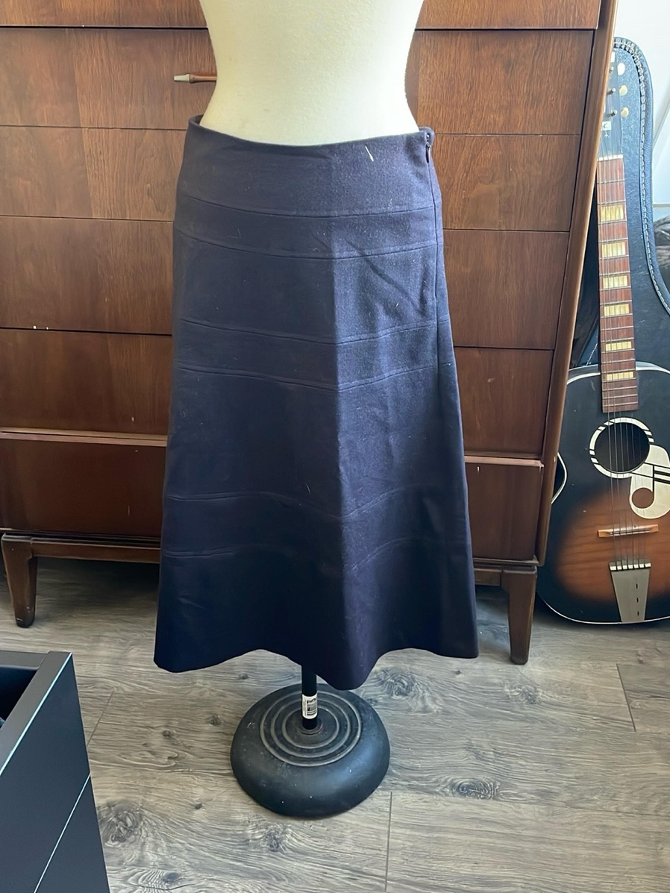 Rebecca Taylor Wool A-Line Skirt 4