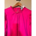 J. Crew XXL Ruffle Sleeve Top Fuschia Hot Pink Satin Crepe Feminine Coquette New