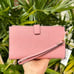 Michael Kors Jet Set Travel Large Double Zip Phone Wallet Primrose Pink