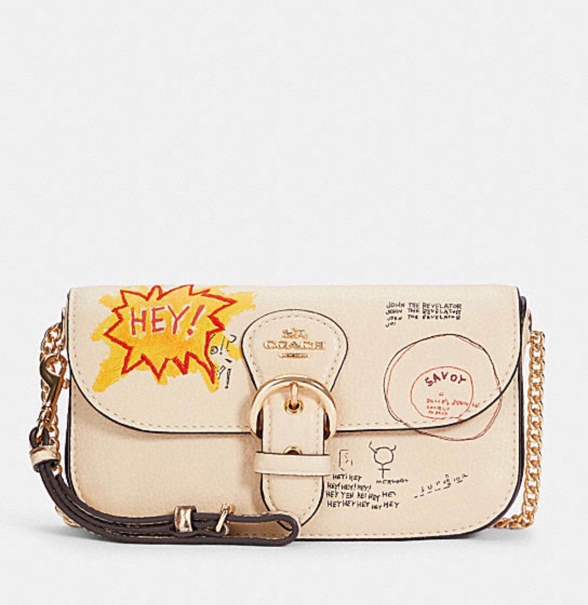 Coach X Jean Michel Basquiat Kleo Crossbody
