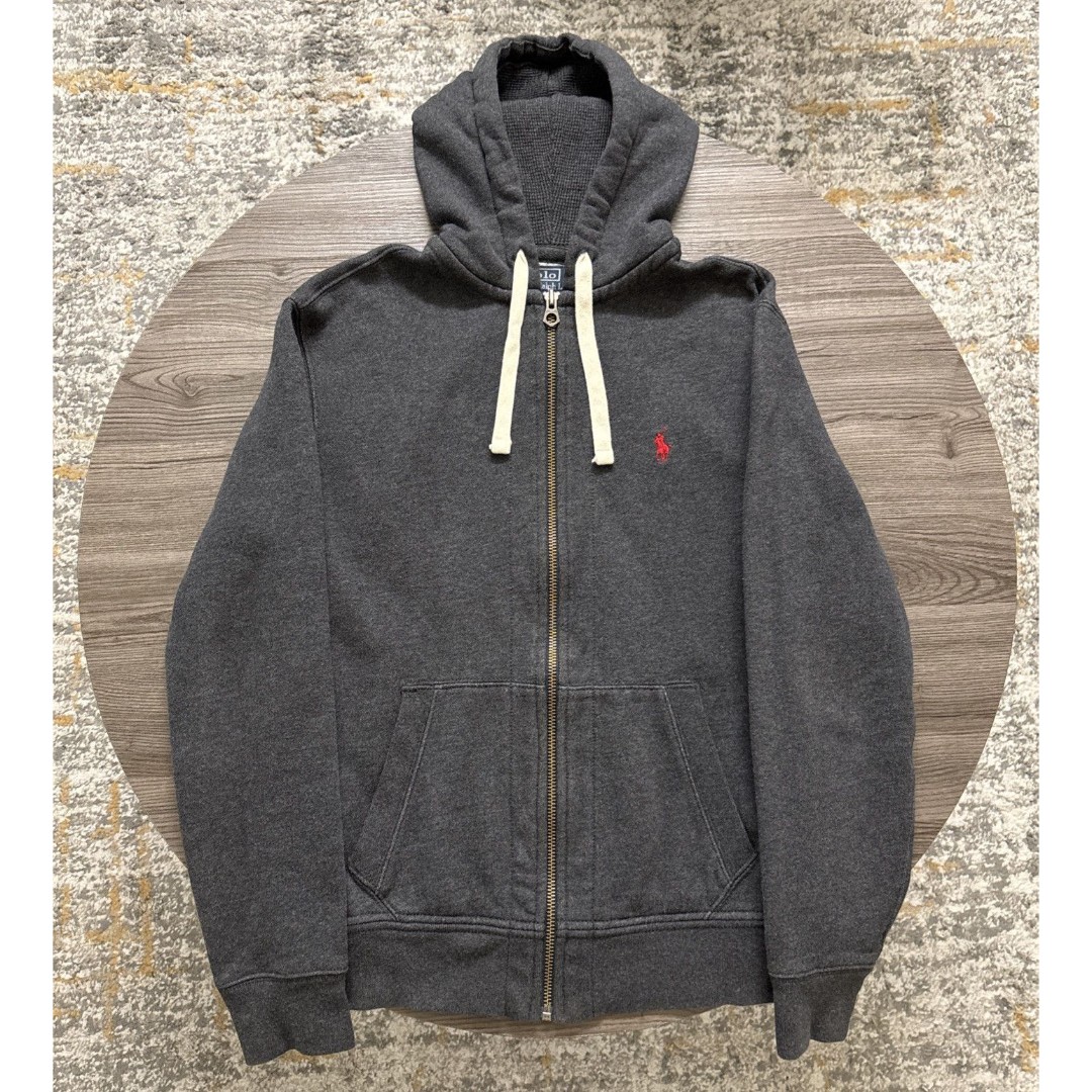 Polo Ralph Lauren Fleece Full Zip Hoodie Gray Medium