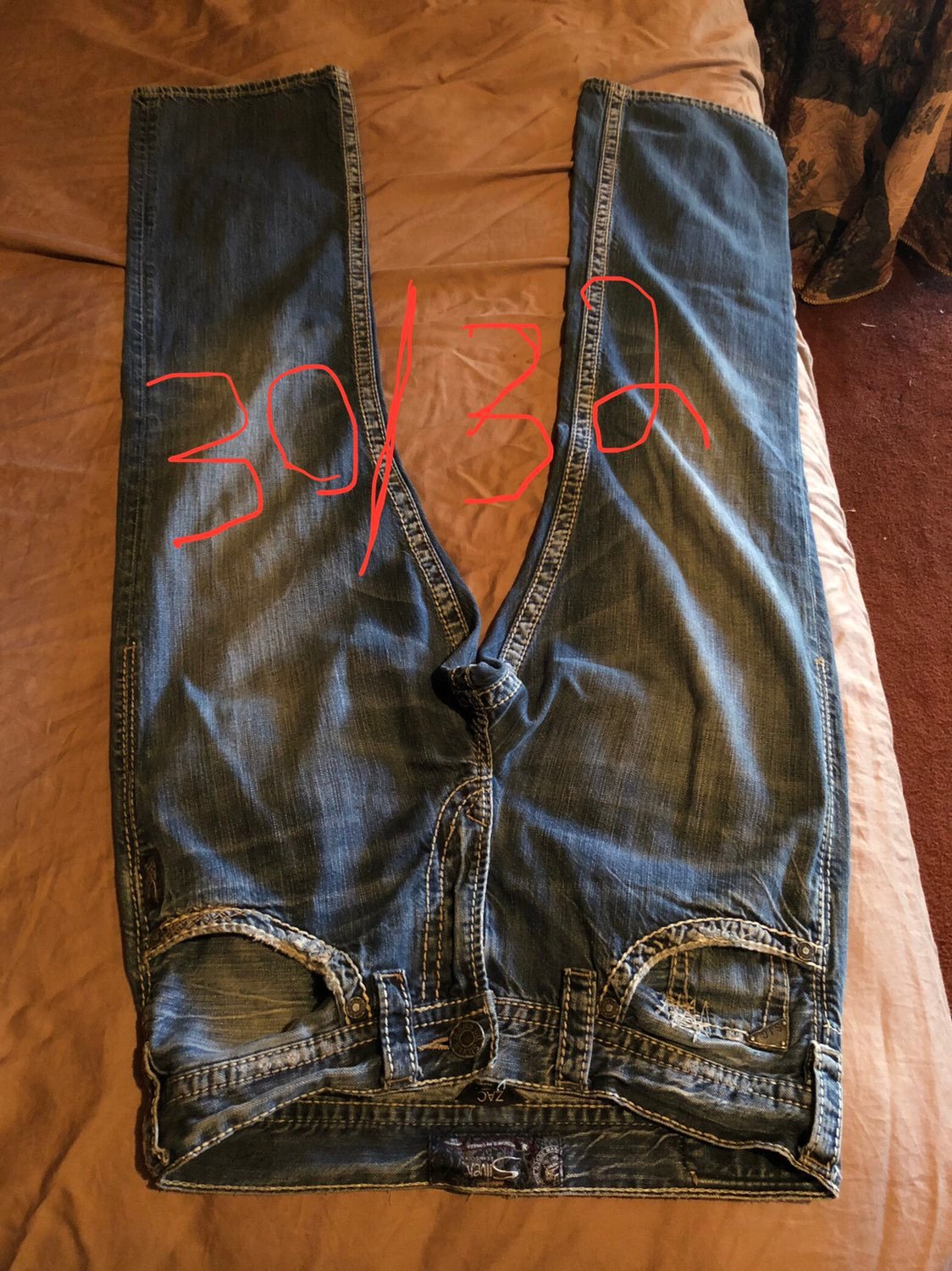 Mens silver Jeans