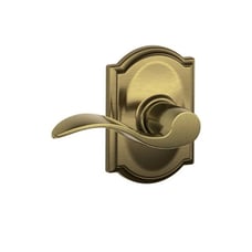 Schlage Accent w/ Camelot trim, Rev. Keyed Entry Door Handle, IN HAND, BRAND NEW