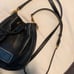 Marc Jacobs Black Leather Bucket Purse