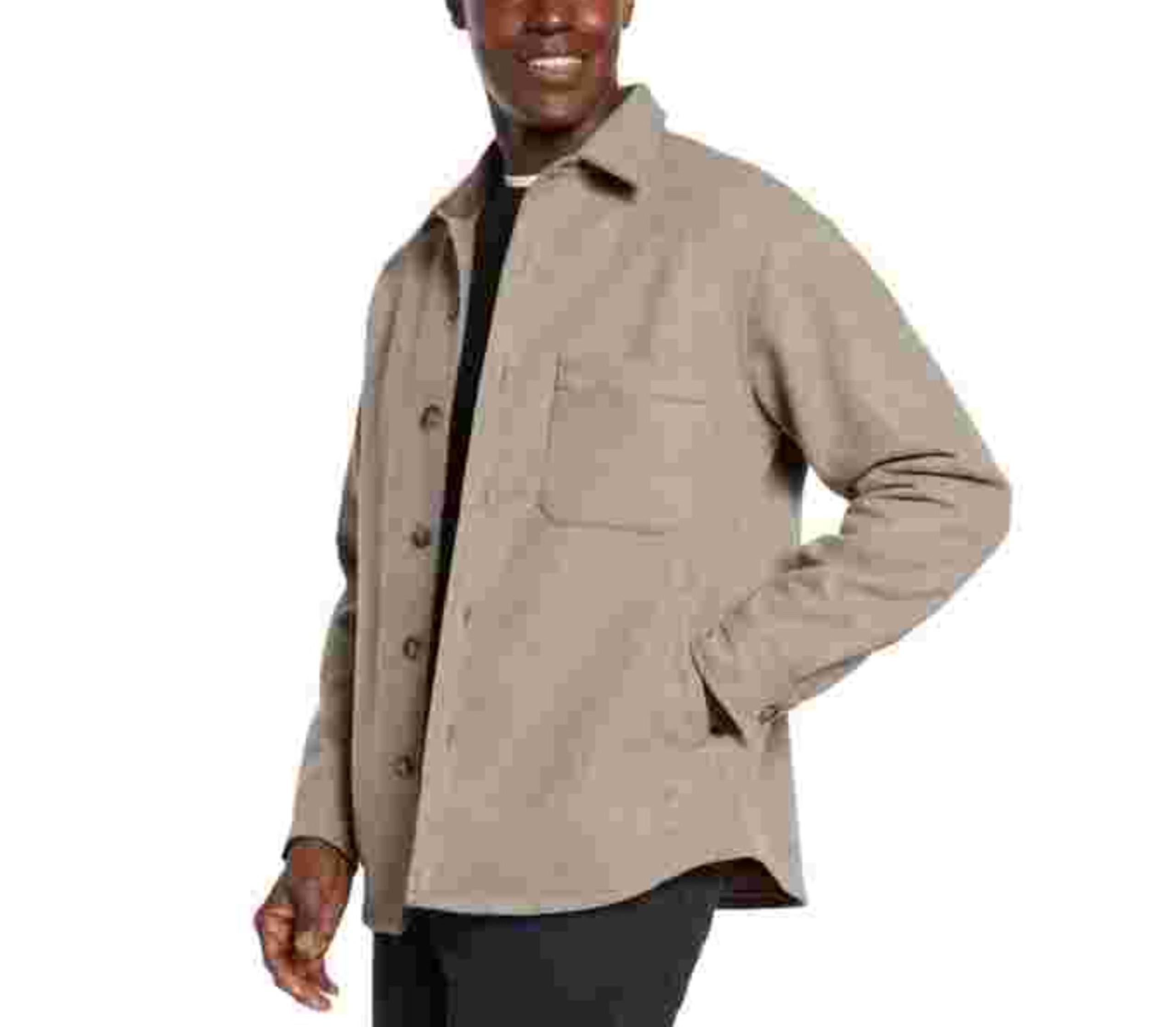 Banana Republic tan men’s heritage shirt jacket xxl new