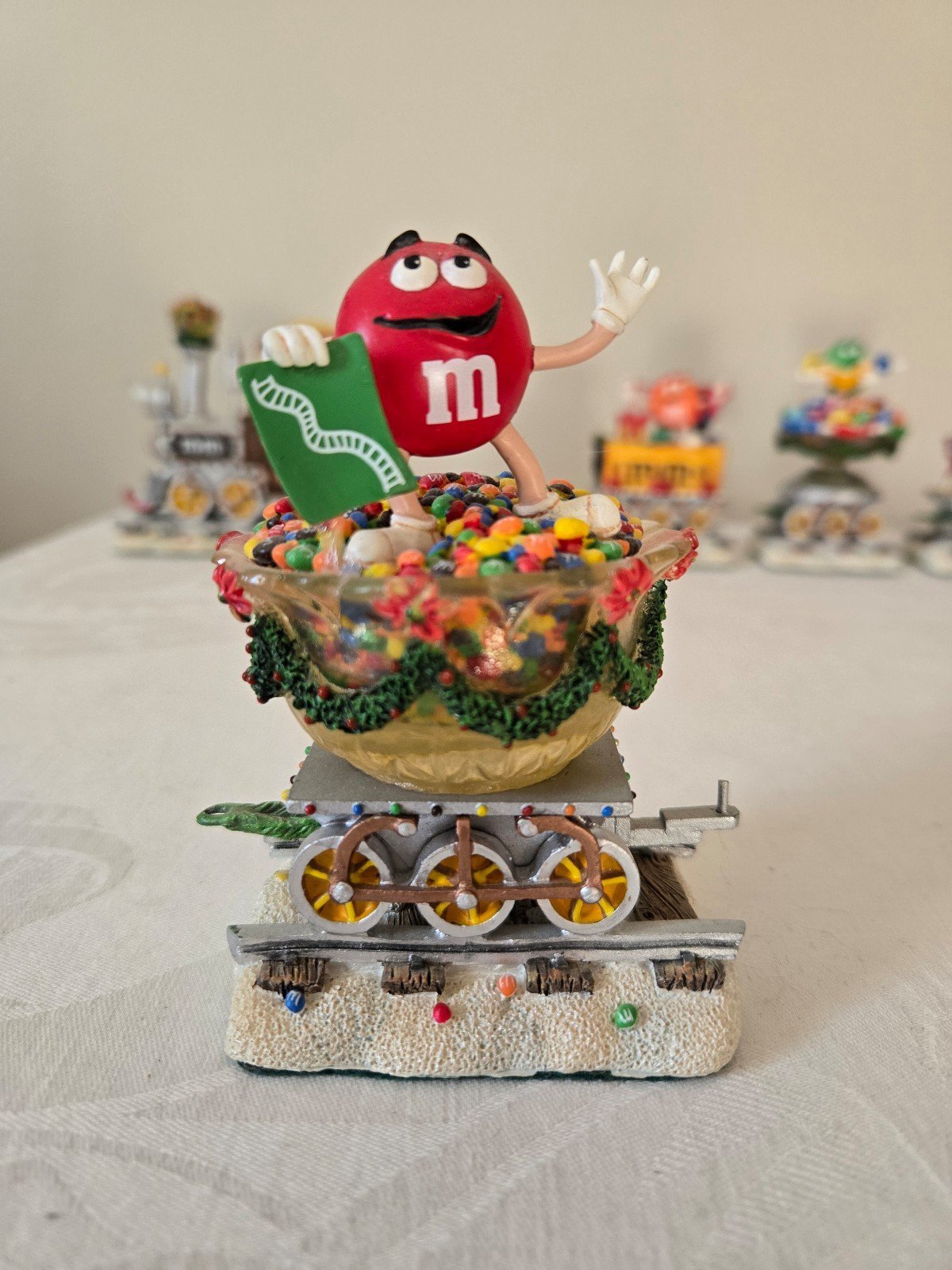 The M&M's 'Merry Metro' Christmas Train by Danbury Mint